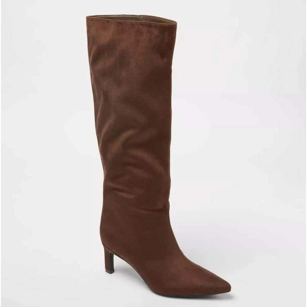 Brown Knee High Boots A New Day Justice Wide Calf Size 9